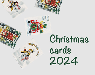 Christmas cards 2024 | Новогодние открытки