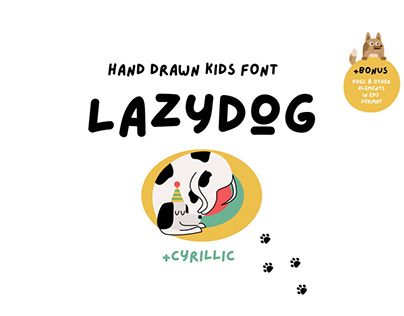 Lazydog Kids font
