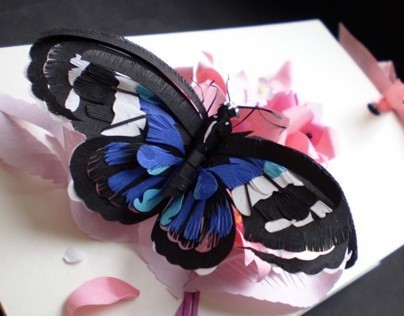 Paper card "butterfly"