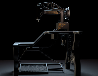Sewing machine 3D