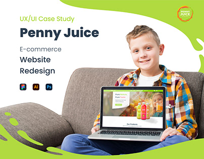 Penny Juice - Website Redesign | UX/UI Case Study