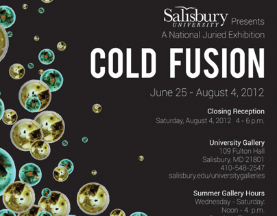 Cold Fusion Curated Show Poster