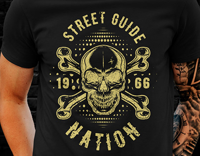 Street guide nation t-shirt