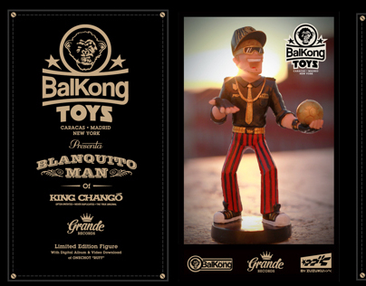 Balkong Toys. 1st Collection. BLANQUITO MAN