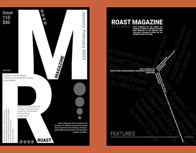 Typographic challenge: magazine covers