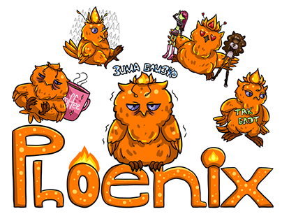 Phoenix Stickers