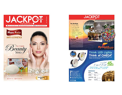 Jackpot Magazine design