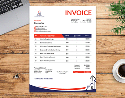 Invoice Design .