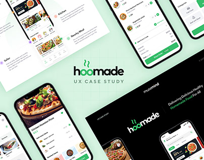 Hoomade - Homemade Food Delivery App | UX Case Study