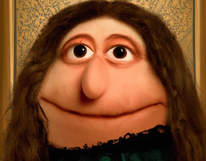 The Muppet Mona Lisa (made by AI)