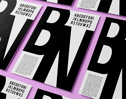 Bebas Neue's Typographic Poster