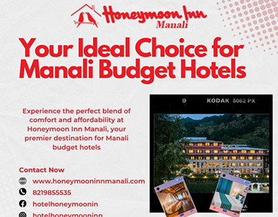 Your Ideal Choice for Manali Budget Hotels