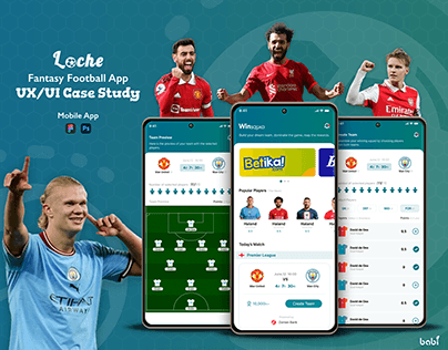Fantasy Football App - Loche | UX/UI Case Study
