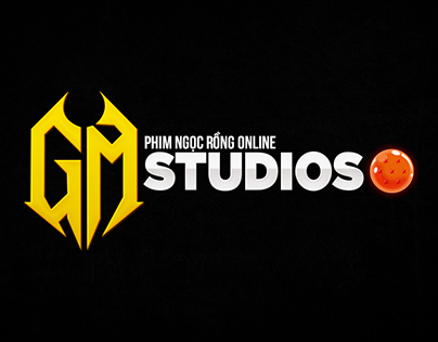Logo GM STUDIOS - Dự Án Studios Phim Ngọc Rồng