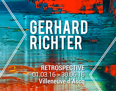 Gerard Richter Retrospective poster