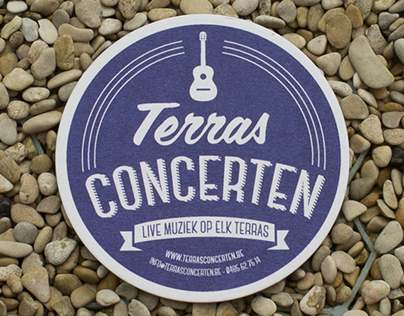 Identity and Beer Coasters "Terrasconcerten"