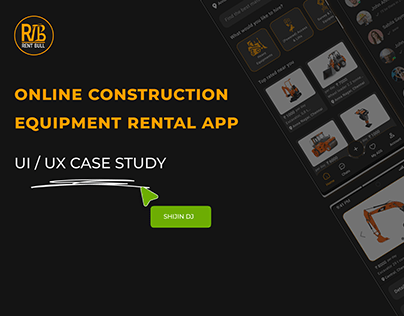 Online Construction Equipment Rental Mobile App.