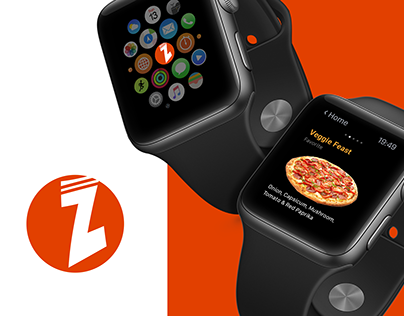 Zapin Pizzas - Apple Watch Concept | UX-UI Design