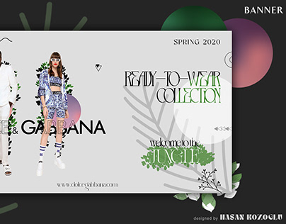 Dolce & Gabbana Banner - Spring 2020