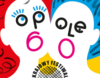 Poster for National Festival of Polish Song - OPOLE 60