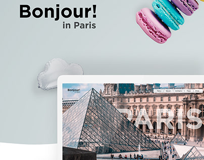 Website project with excursions in Paris