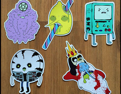 Evil Adventure Time - Sticker Packs