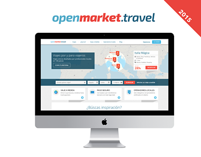 Project thumbnail - Openmarket.travel