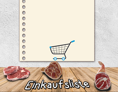 Shopping List Page Design