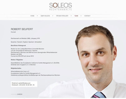Website SOLEOS