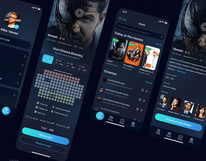 Mobile application for the network of cinemas