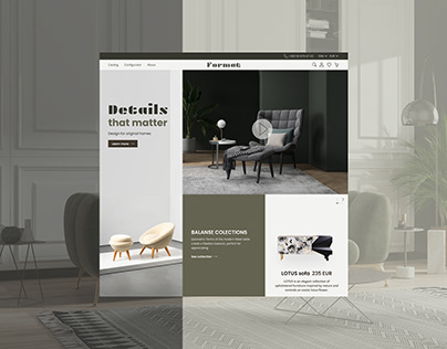 Furniture design store | e-commerce