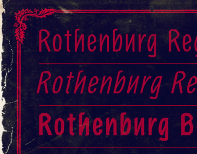 Rothenburg Typeface