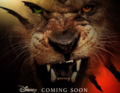 Lion King Movie Poster Mockup