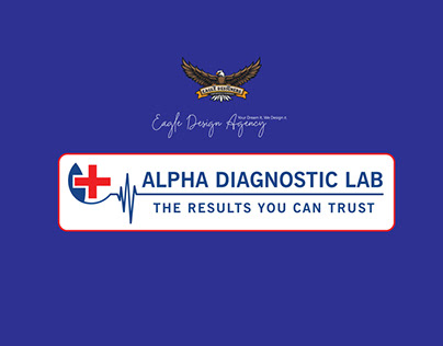 Alpha Diagnostic Lab Logo & Report Design