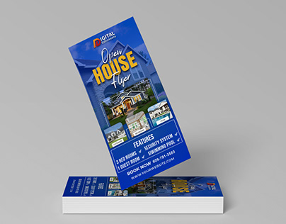 Open House Flyer PSD Mockup Free: Boost Your Marketing
