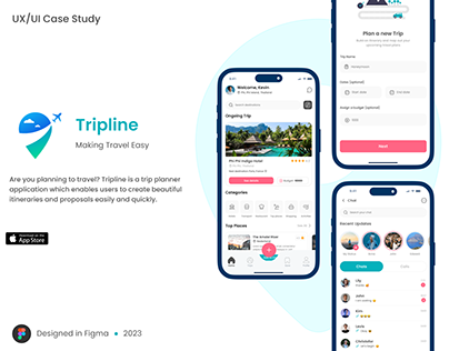 Trip/Travel Planner Application | UX/UI Case study