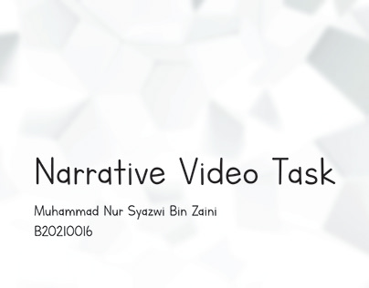 Narrative Video Task