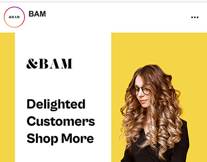BAM instargram post ads image