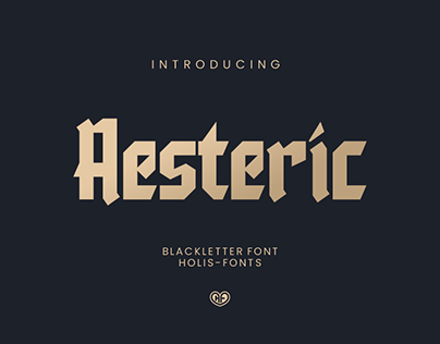 Aesteric Blackletter Font