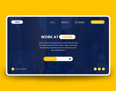 The Untitled homepage design | Landing Page Design