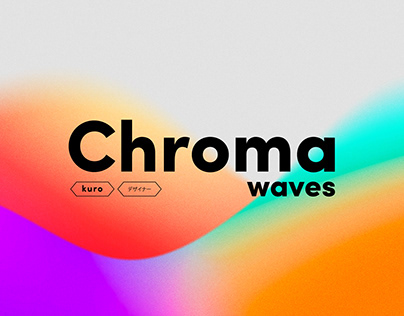Chroma Grainy Gradient Waves