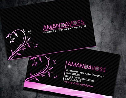 Stylish business card design
