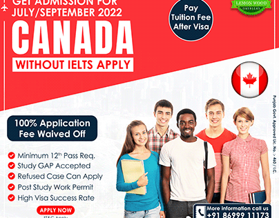 Admission In CANADA WITHOUT IELTS