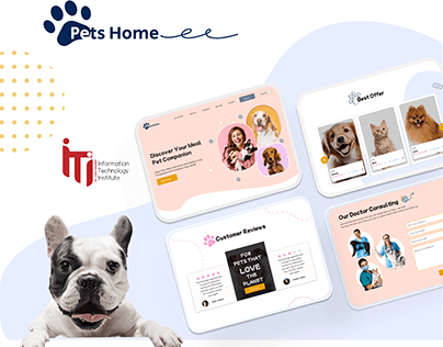 Pets Home - Landing page with Responsive