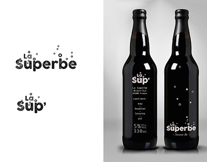 Propositions Logo et packaging design pour La SUPERBE