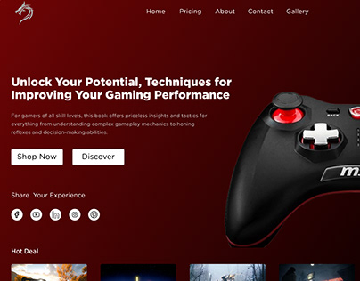 MSI Gaming Home Landing Page