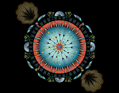 Mandala/Circular Form Explorations No 8