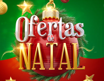 Ofertas de Natal selos 3d downloads