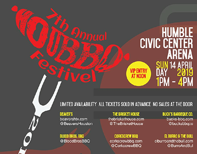 Festival Poster for HouBBQ