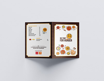 Restaurant Menu Card Design